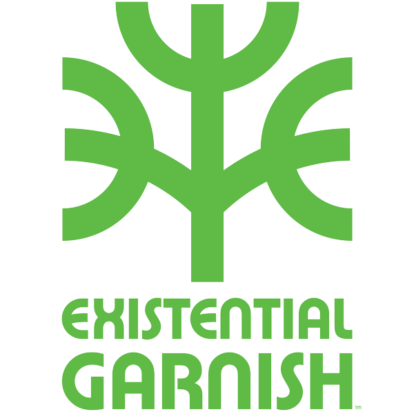 Logo of Existential Garnish a marketplace for unique, original art, brands, apparel, gifts and more.